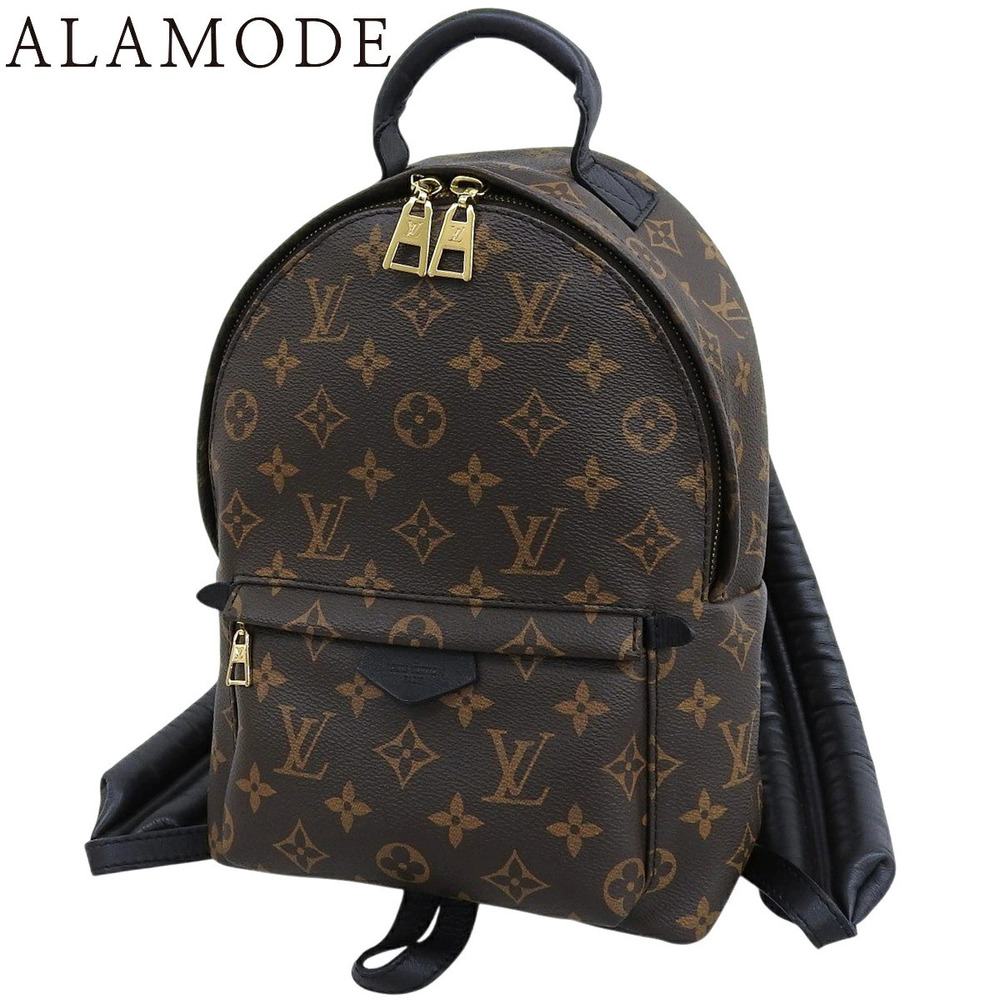 Louis Vuitton Monogram Palm Springs Backpack Rucksack Canvas Shoulder Bag Brown